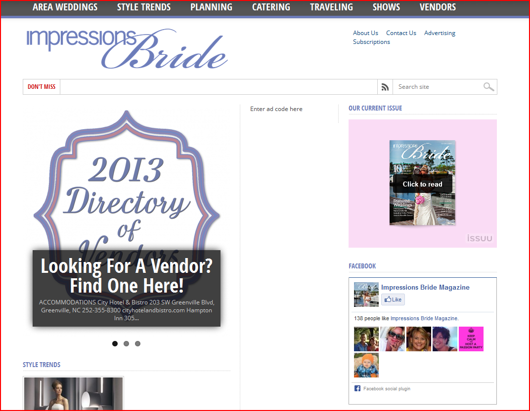 Impressions Bridal Magazine